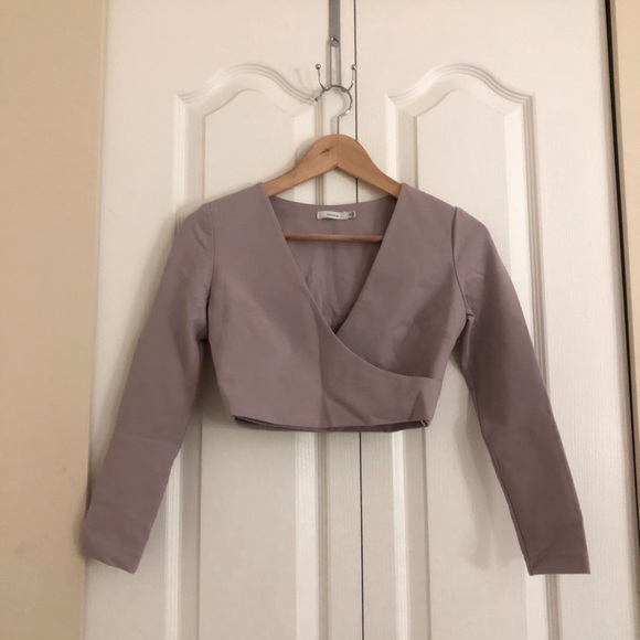 TALULA Wrap Crop Top - Picture 1 of 4